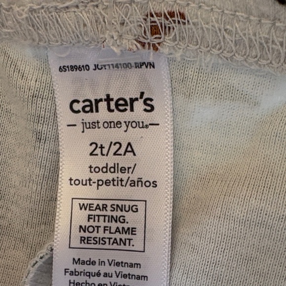 Kids Dinosaur Pajama Set - Green and Cream 2 pack - Picture 6 of 7